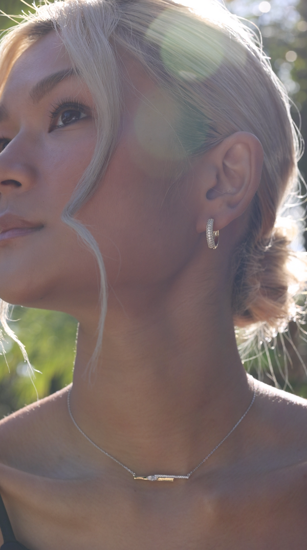 Dana Hoop Earrings Gold Vermeil