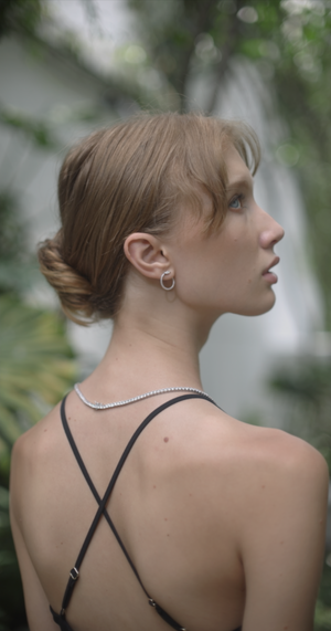 Gaea Hoops Silver