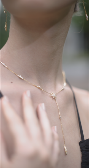Mimosa drop necklace sales