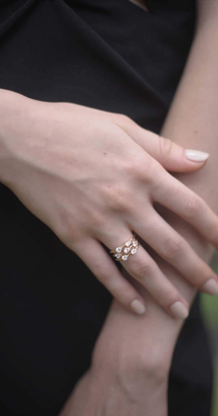 Alba Ring Gold Vermeil