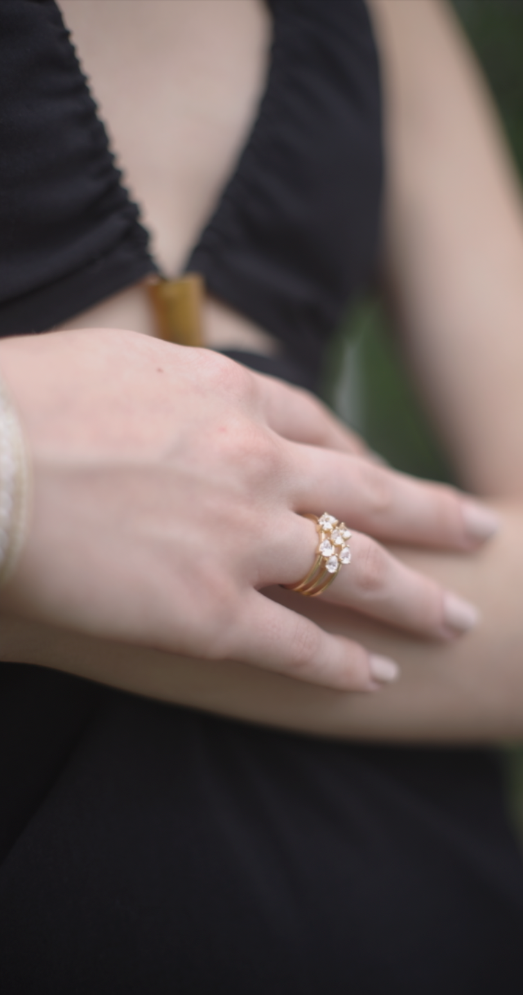 Alba Ring Gold Vermeil