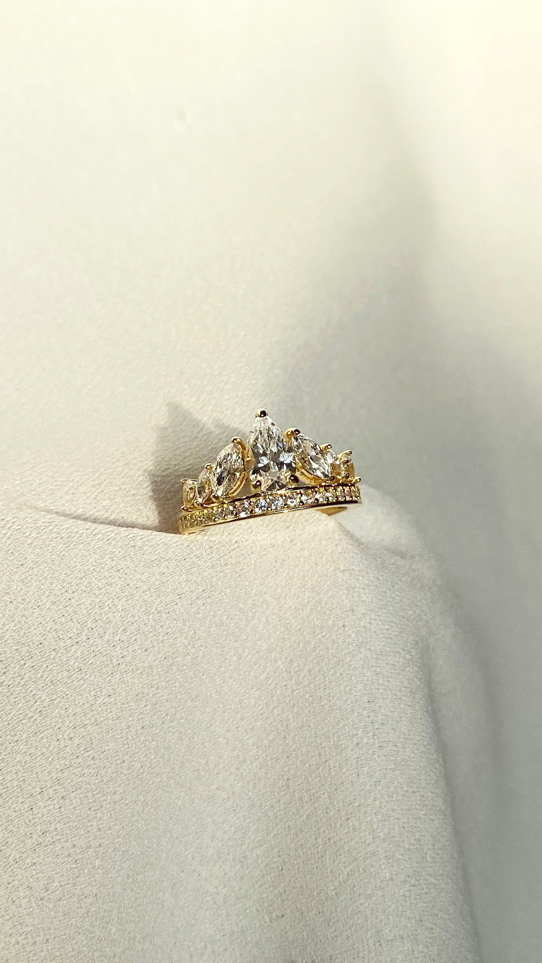 Solana Ring Gold Vermeil