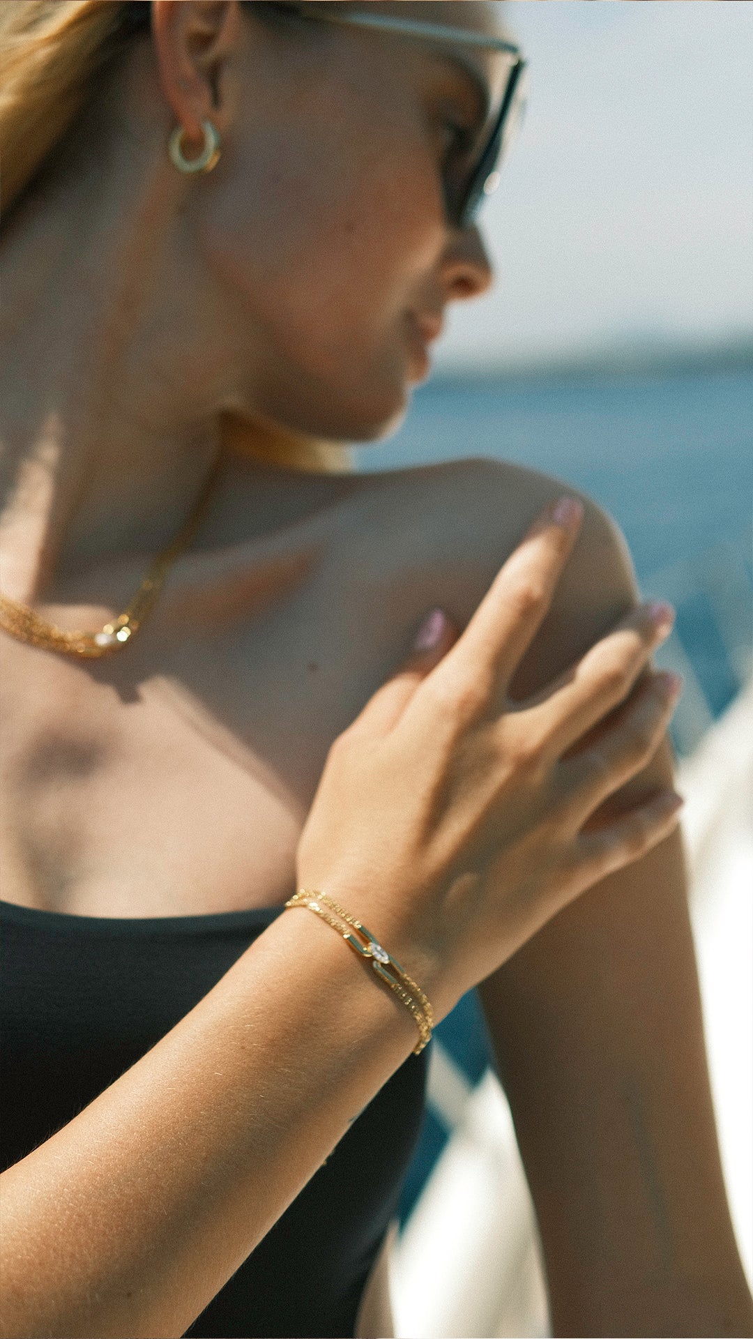 Stevie Bracelet Gold Vermeil