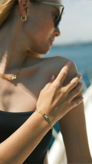 Stevie Bracelet Gold Vermeil