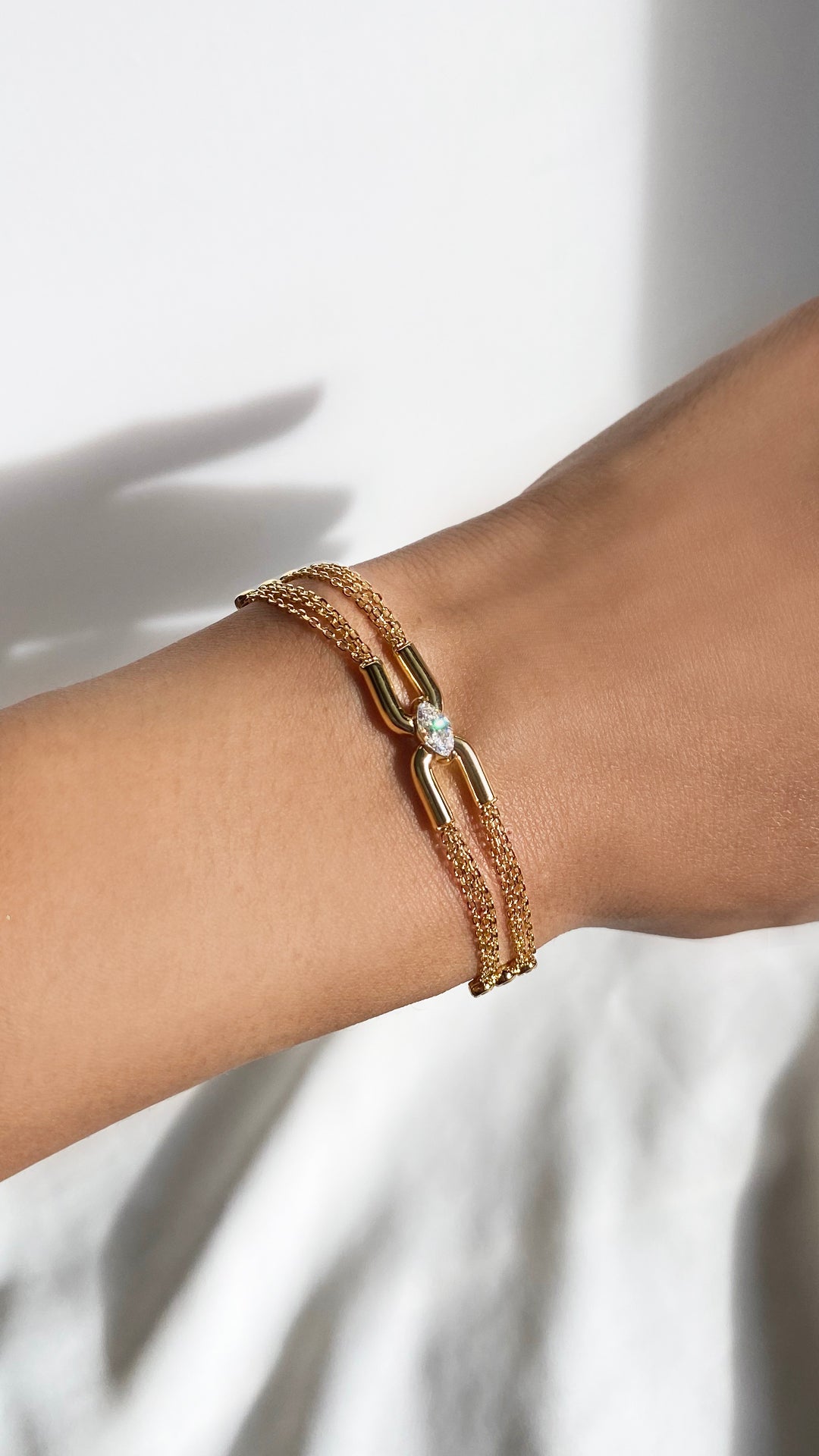 Stevie Bracelet 18K Gold Vermeil