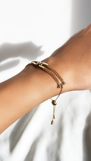 Stevie Bracelet Gold Vermeil
