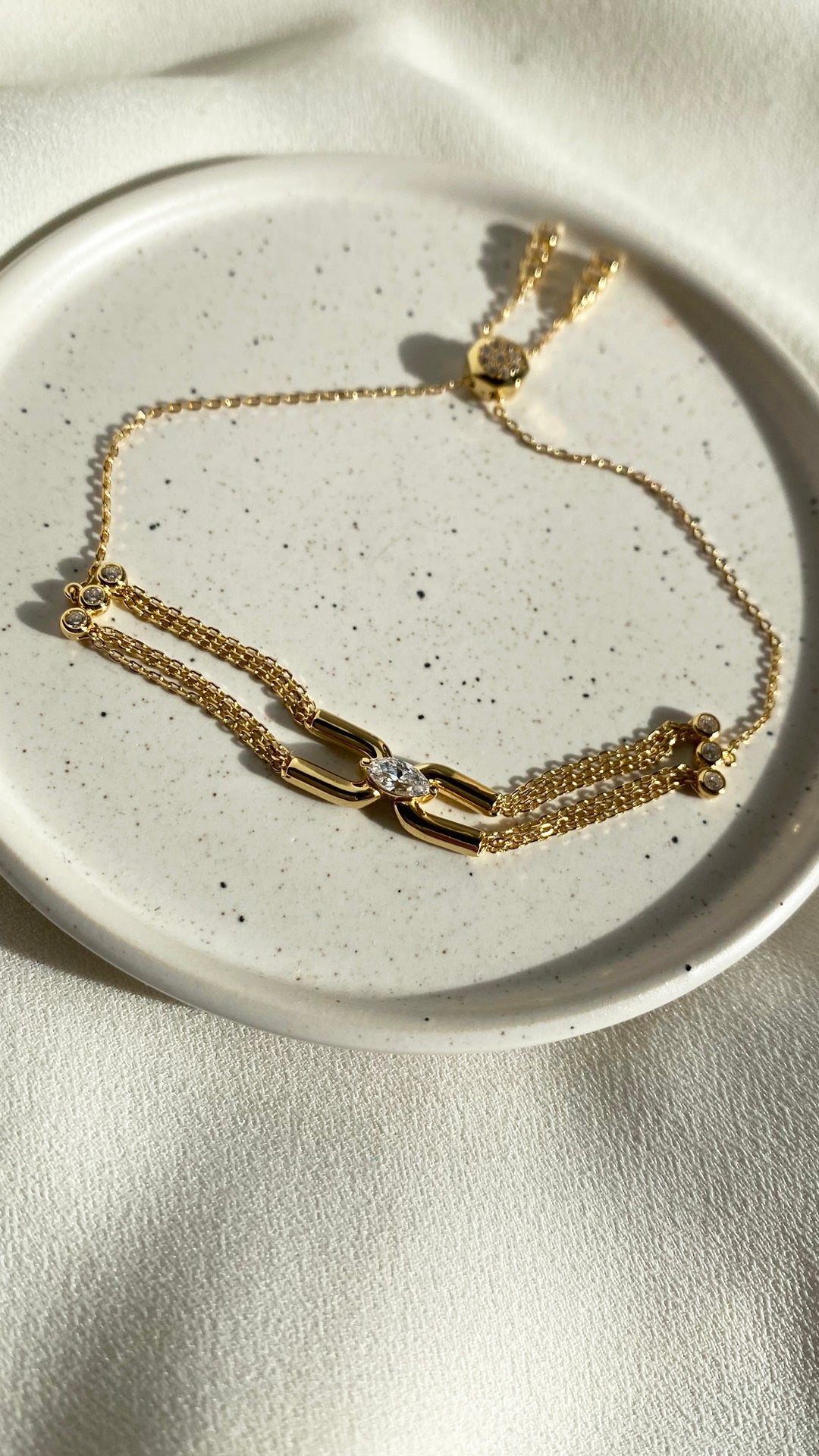 Stevie Bracelet Gold Vermeil