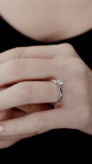 Trudie Ring 18K White Gold