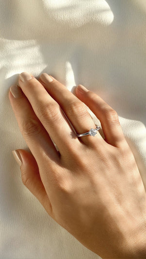 Trudie Ring 18K White Gold