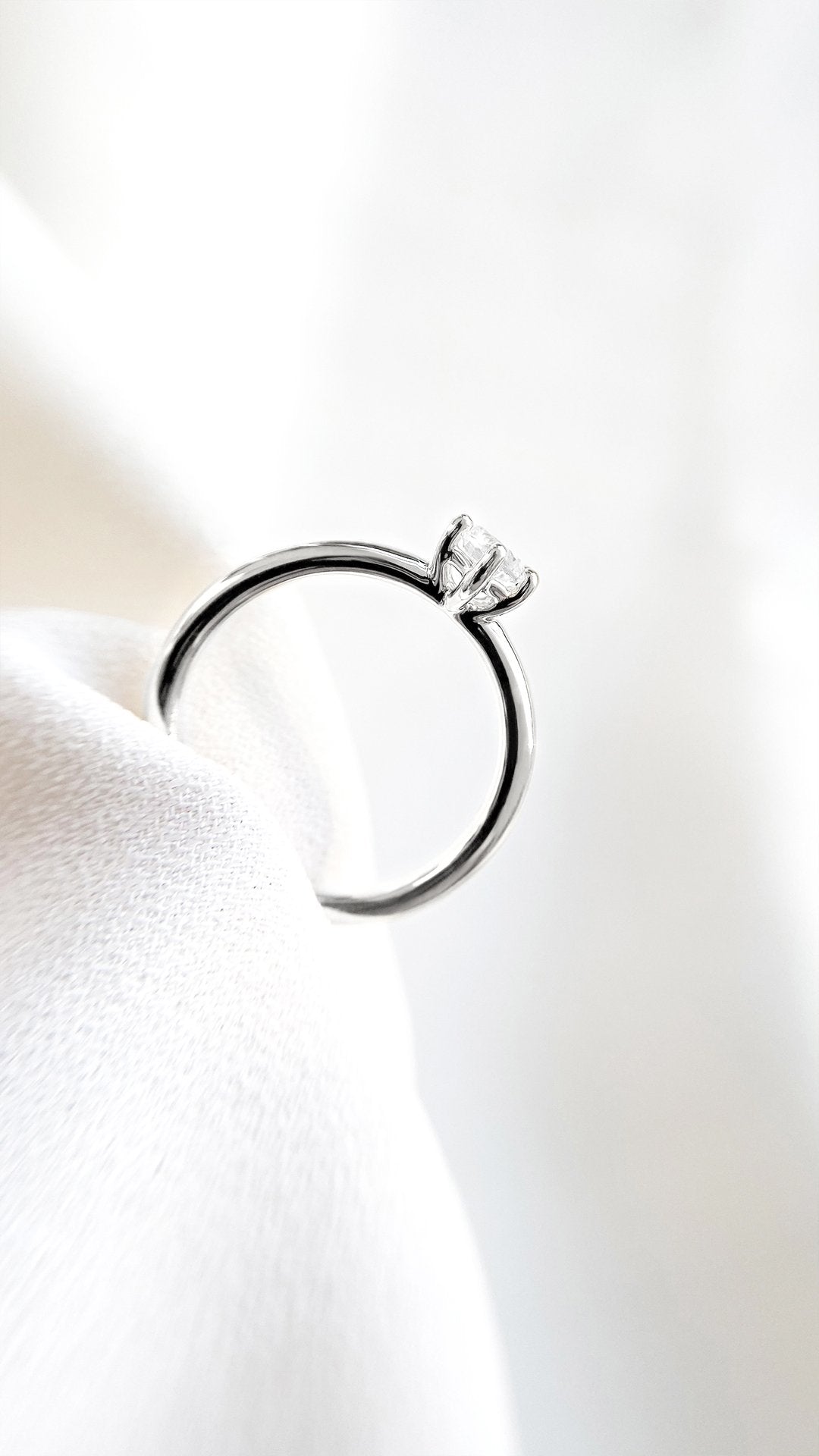 Trudie Ring 18K White Gold