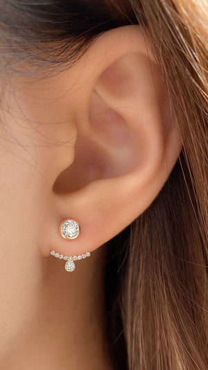 Taya Ear Jacket 9K Yellow Gold