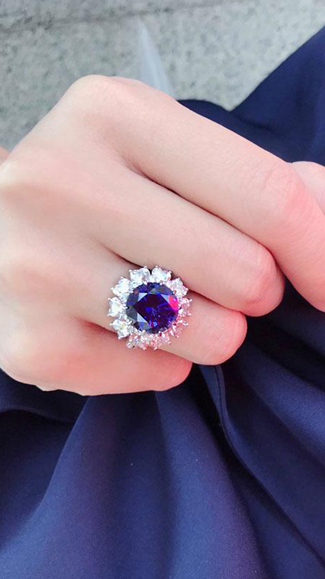 Anastasia Sapphire Ring