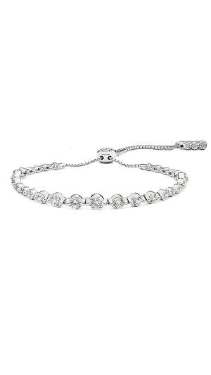 Grace Bracelet White Gold Plated