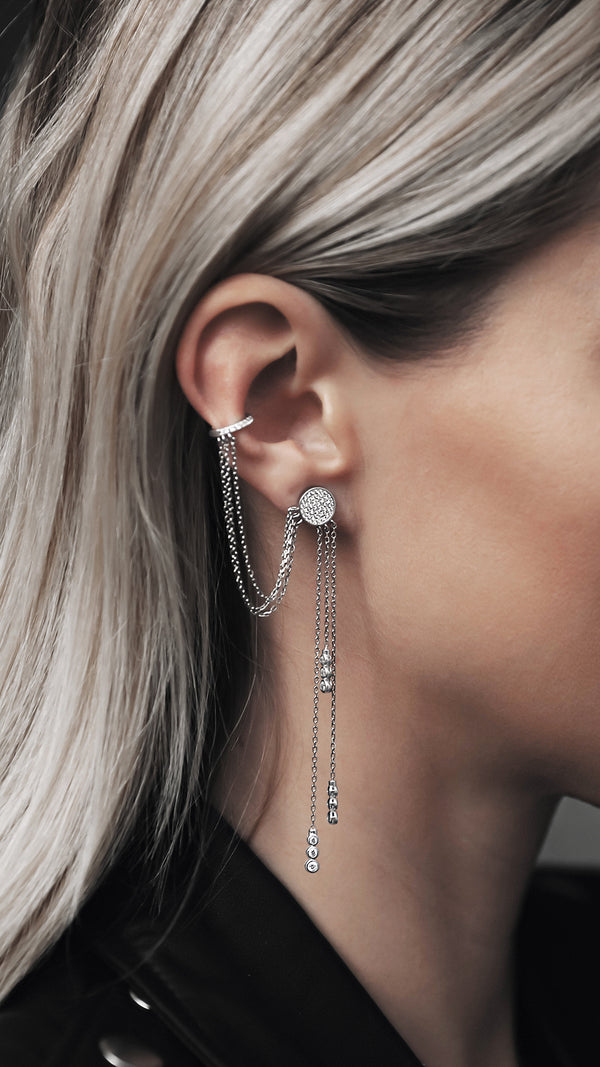 Gala Cuff Earring Sterling Silver