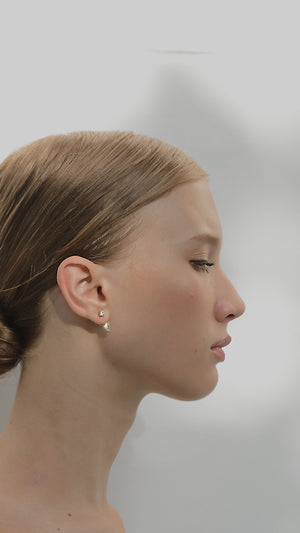 Front Row Ear Jacket Gold Vermeil